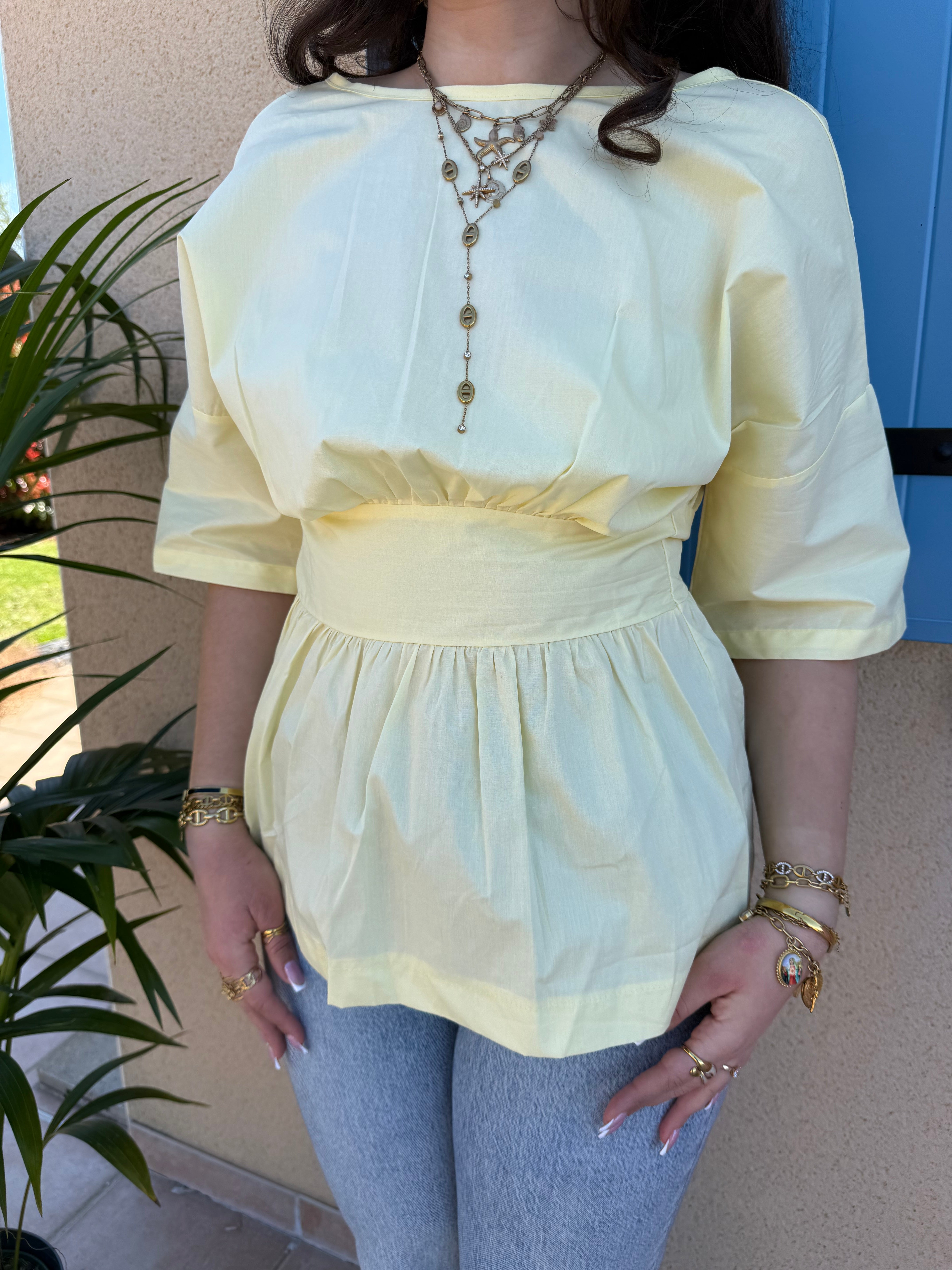 Blouse Elina jaune