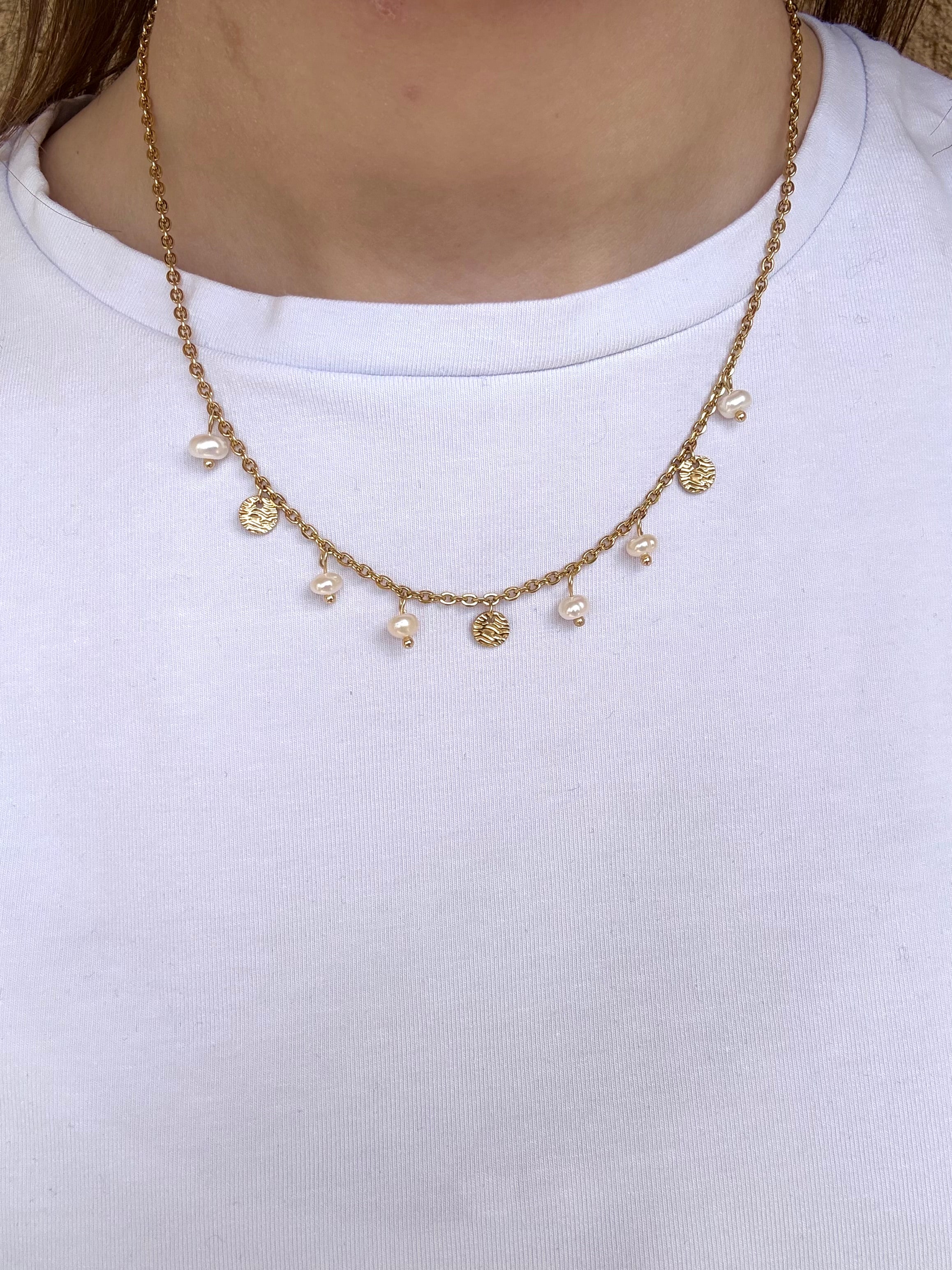 Collier Anaya blanc