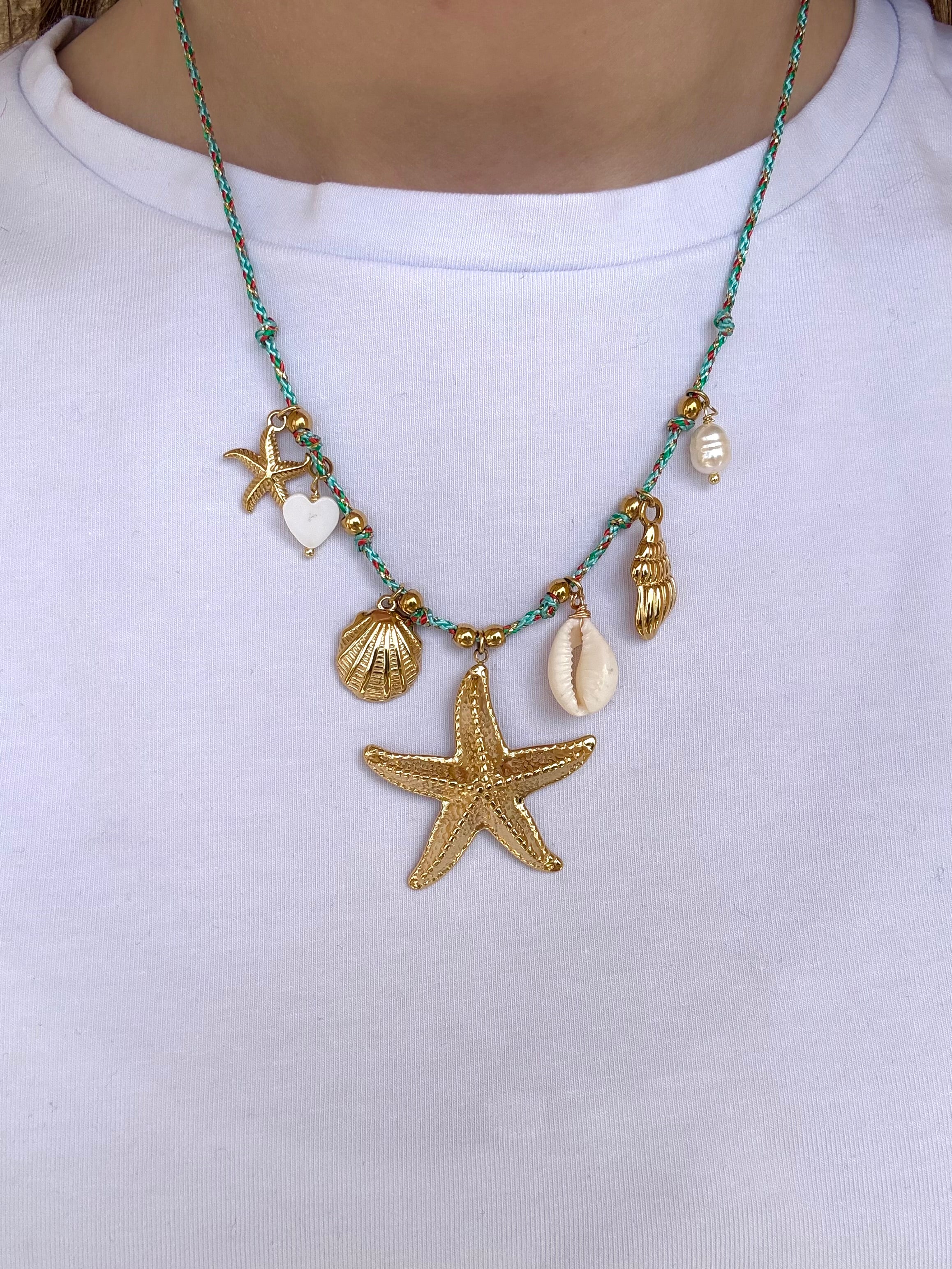 Collier Playa bleu